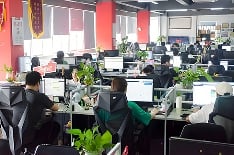 NiceNIC team in the domain registrar office